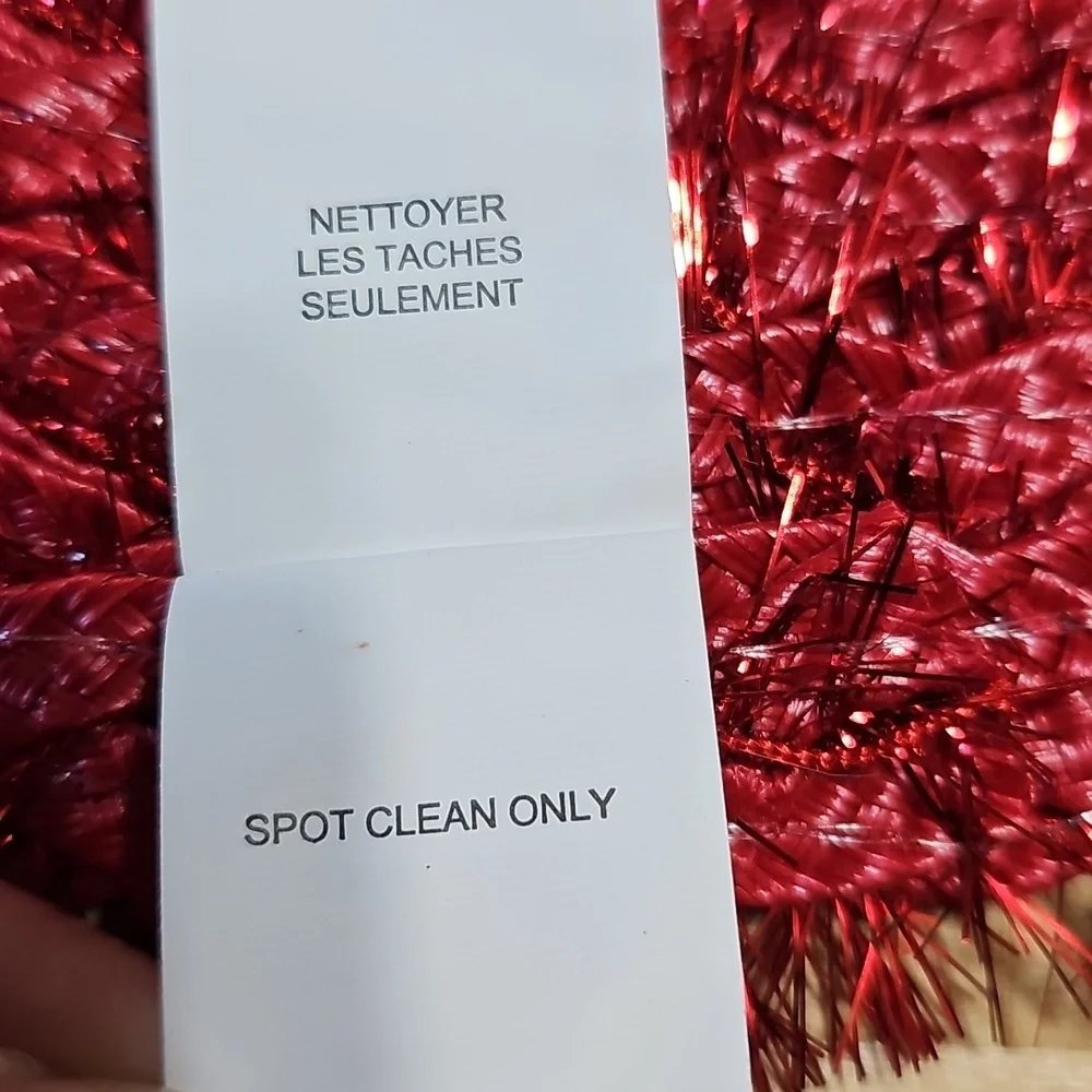 ✨ Pier 1 Red Tinsel Braided Placemats & Coasters | Set of 16 | Holiday Glam 🥂